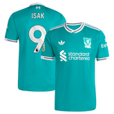 Alexander Isak Liverpool adidas 2025/26 Third Authentic Player Jersey - Green Adidas