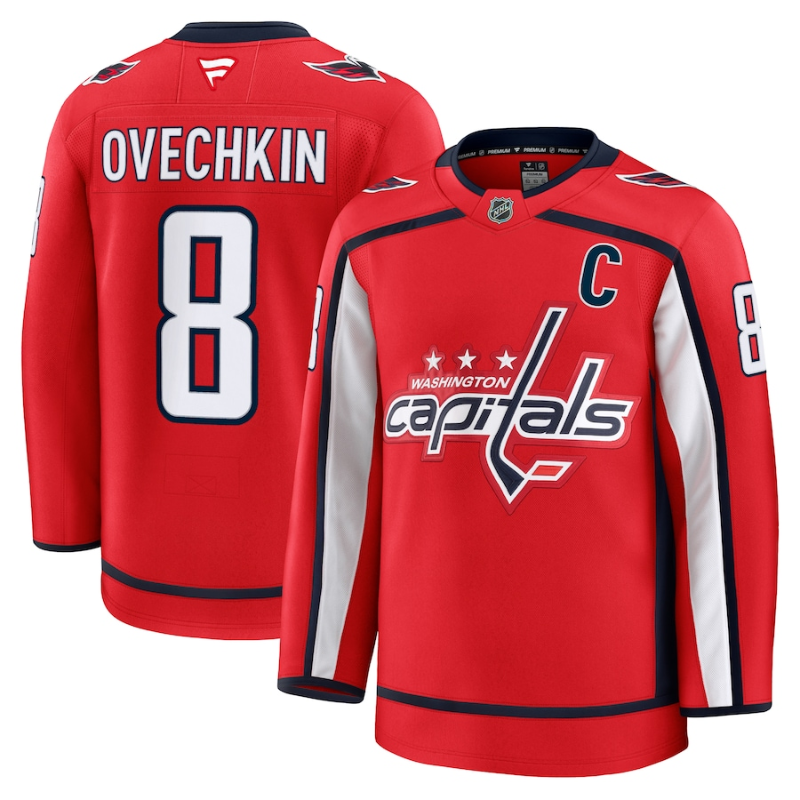 Alexander Ovechkin Washington Capitals Fanatics Home Premium Jersey - Red Fanatics