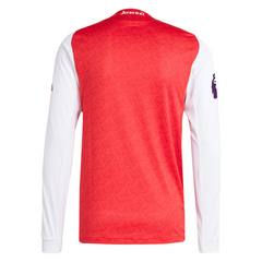 Arsenal adidas 2025/26 Home Authentic Long Sleeve Jersey - Red Adidas