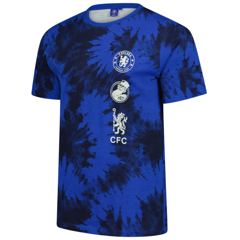 Chelsea Sport Design Sweden Relaxed Time Out Tie-Dye T-Shirt - Royal Jerseys Teams Leagues™