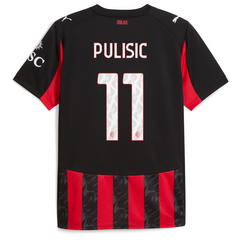 Christian Pulisic AC Milan Puma 2025/26 Home Player Jersey - Red Puma