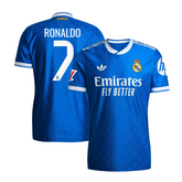 Cristiano Ronaldo Real Madrid adidas 2025/26 Third Player Jersey - Blue Adidas