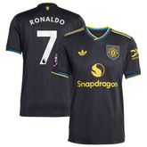 Cristiano Ronaldo Manchester United adidas 2025/26 Third Player Jersey - Black Adidas
