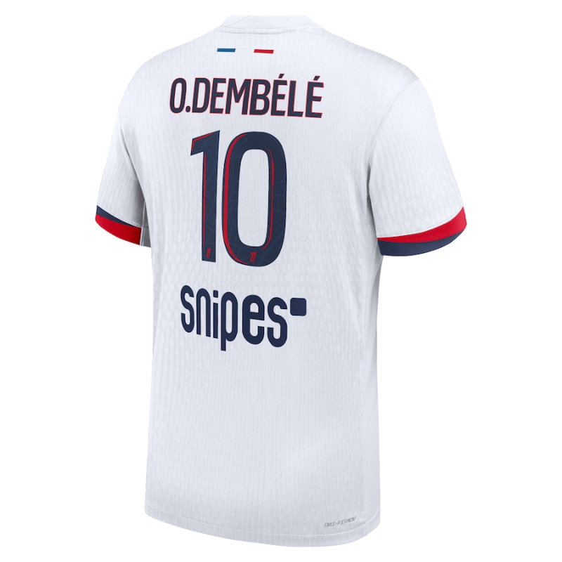 PSG Nike Dri-FIT ADV Away Match Shirt 2025-26 with O. Dembélé 10 printing