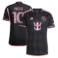 Lionel Messi Inter Miami CF adidas 2024 La Noche Player Jersey - Black Adidas