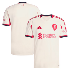 Liverpool adidas 2025/26 Away Jersey - White Adidas