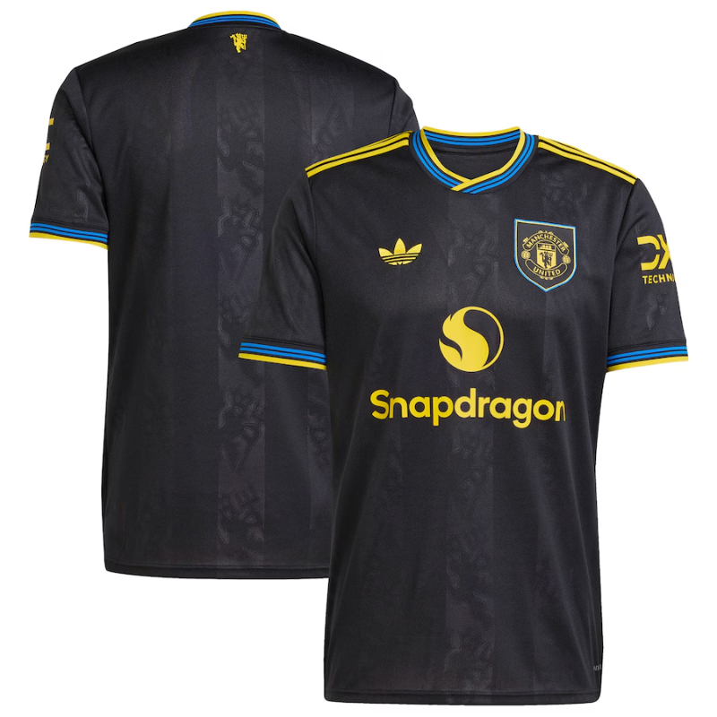 Manchester United adidas 2025/26 Third Jersey - Black
