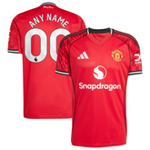 Manchester United adidas Home 2025/26 Custom Jersey - Red Adidas