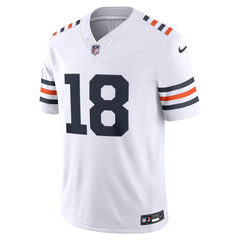 Chicago Style White & Navy Football Jersey (Williams)