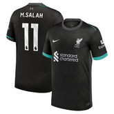Mohamed Salah Liverpool Nike 2024/25 Away Jersey - Forest Green Nike