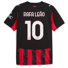 Rafael Leão AC Milan Puma 2025/26 Home Player Jersey - Red Puma