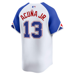 Ronald Acuña Jr. Atlanta Braves Nike City Connect Limited Jersey - White Nike