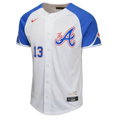 Ronald Acuña Jr. Atlanta Braves Nike Youth City Connect Limited Player Jersey - White Nike