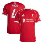 Virgil van Dijk Liverpool adidas 2025/26 Home Jersey - Red Adidas
