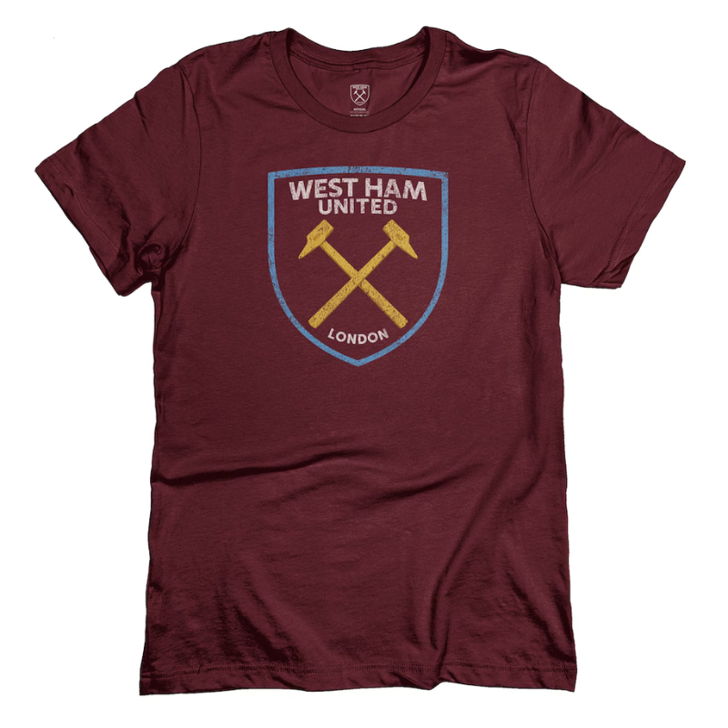 West Ham United 1863FC Color Badge T-Shirt - Claret Jerseys Teams Leagues™