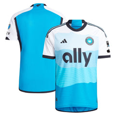 Charlotte FC adidas 2024 The Carolina Kit: Explore Authentic Jersey - Blue adidas