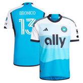 Brandt Bronico Charlotte FC adidas 2024 The Carolina Kit: Explore Authentic Player Jersey - Blue adidas