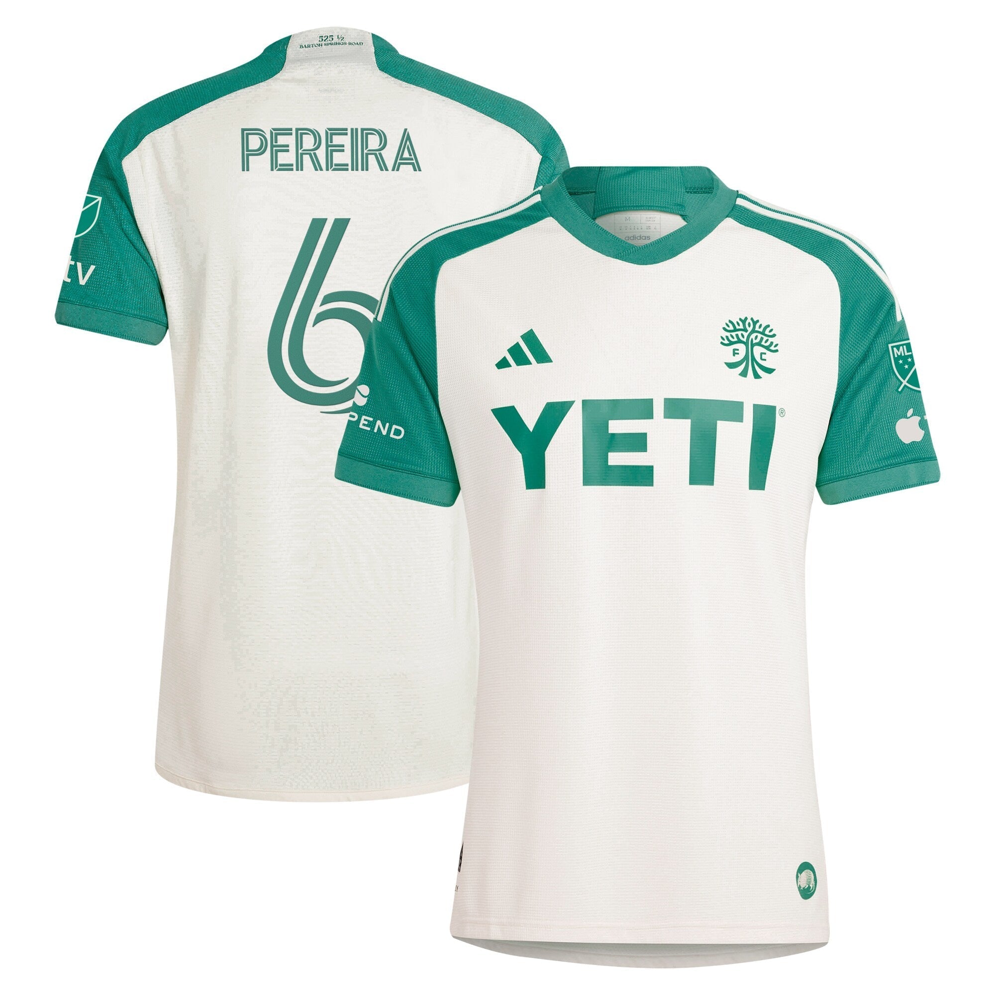 Daniel Pereira Austin FC adidas 2024 The Armadillo Kit Authentic Player Jersey – Tan