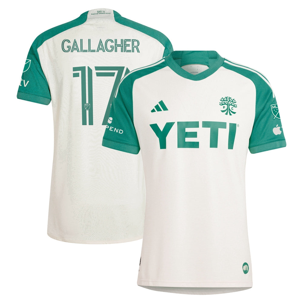 Jon Gallagher Austin FC adidas 2024 The Armadillo Kit Authentic Player Jersey – Tan adidas