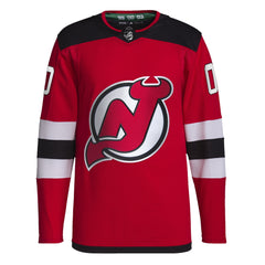 New Jersey Devils adidas Home Primegreen Authentic Custom Jersey - Red adidas