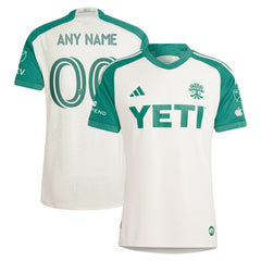 Austin FC adidas 2024 The Armadillo Kit Authentic Custom Jersey – Tan adidas