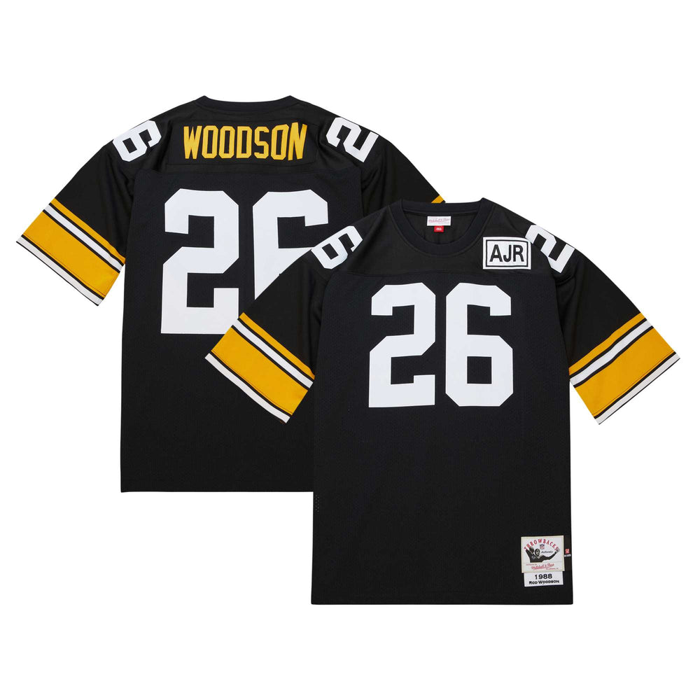 Rod Woodson Pittsburgh Steelers 1988 Mitchell & Ness Authentic Throwback Retired Player Jersey - Black Mitchell & Ness