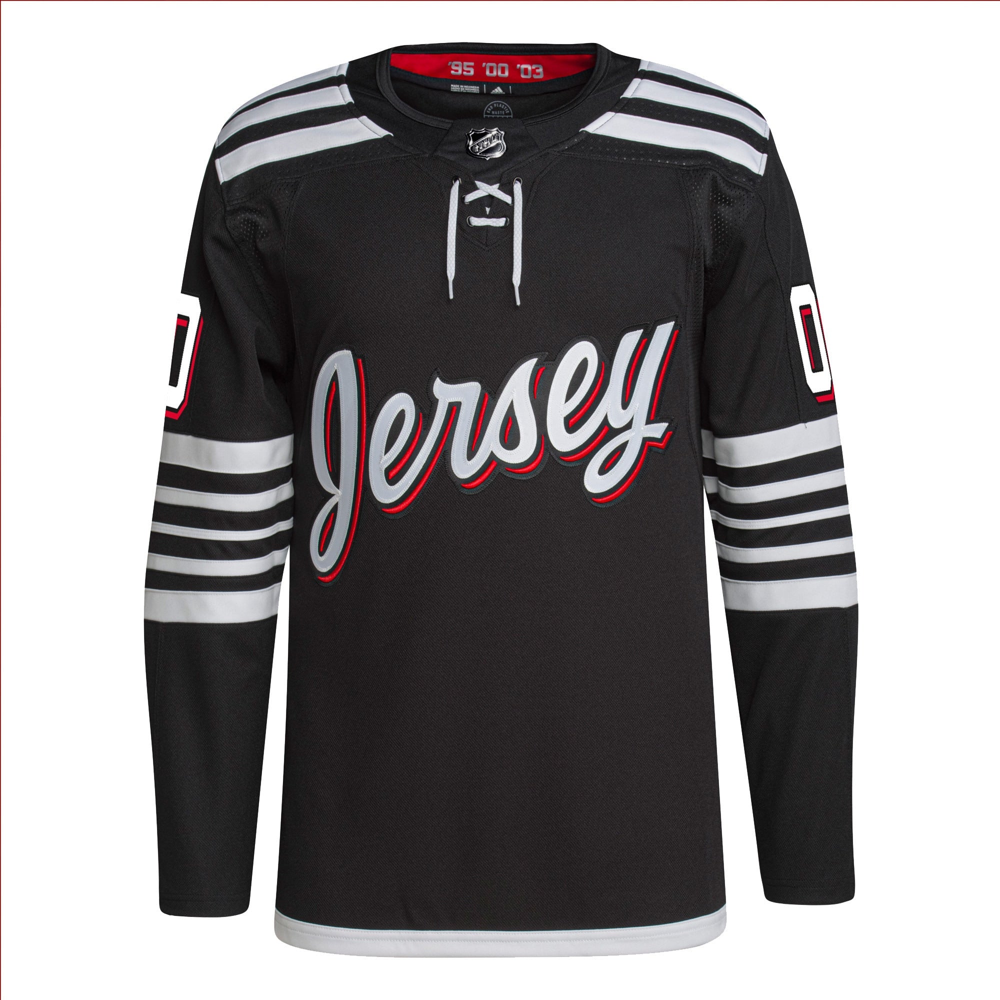 New Jersey Devils adidas  Alternate 2021/22 Primegreen Authentic Custom Jersey - Black adidas
