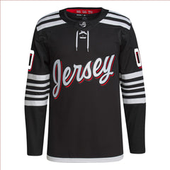 New Jersey Devils adidas  Alternate 2021/22 Primegreen Authentic Custom Jersey - Black adidas