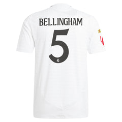 Jude Bellingham Real Madrid adidas 2024/25 Home Authentic Player Jersey - White adidas