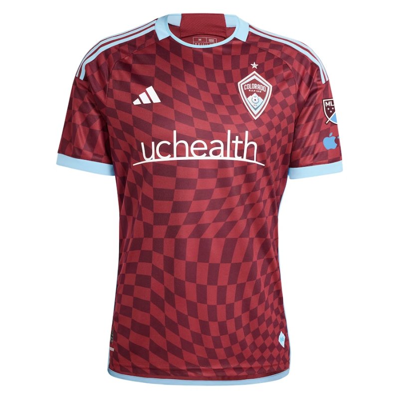 Colorado Rapids Adidas 2024 One Flag Kit Authentic Jersey - Burgundy