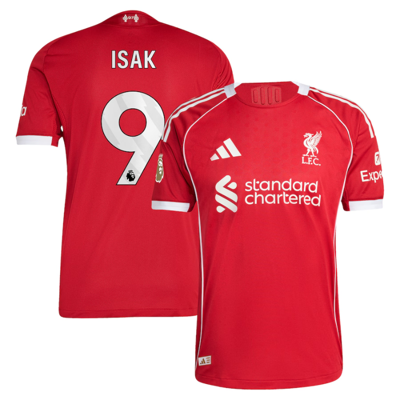 Alexander Isak Liverpool adidas 2025/26 Home Authentic Player Jersey - Red Adidas