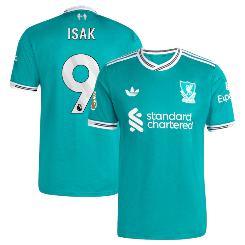Alexander Isak Liverpool adidas 2025/26 Third Authentic Player Jersey - Green Adidas