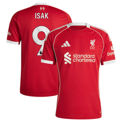 Alexander Isak Liverpool adidas 2025/26 Home Player Jersey - Red Adidas