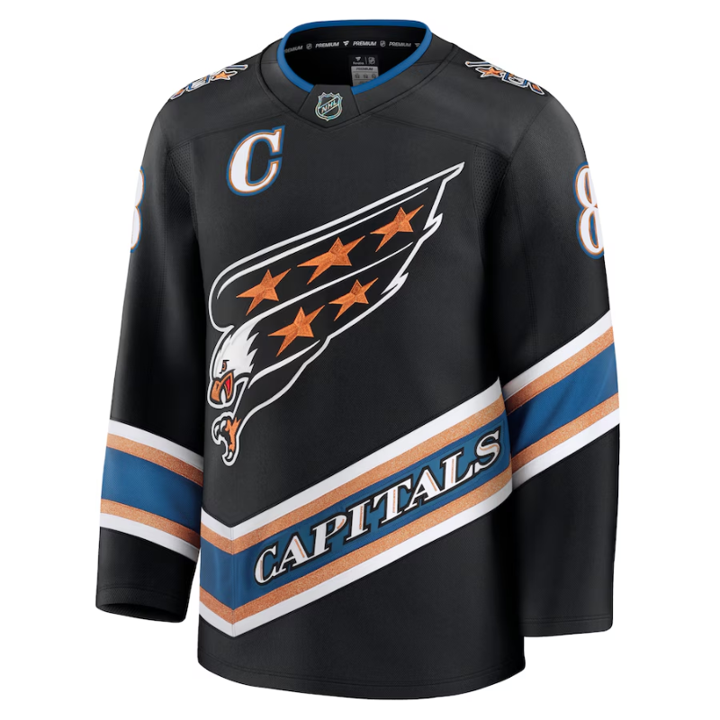 TJ Oshie Washington Capitals Fanatics Premium Jersey - Black Fanatics