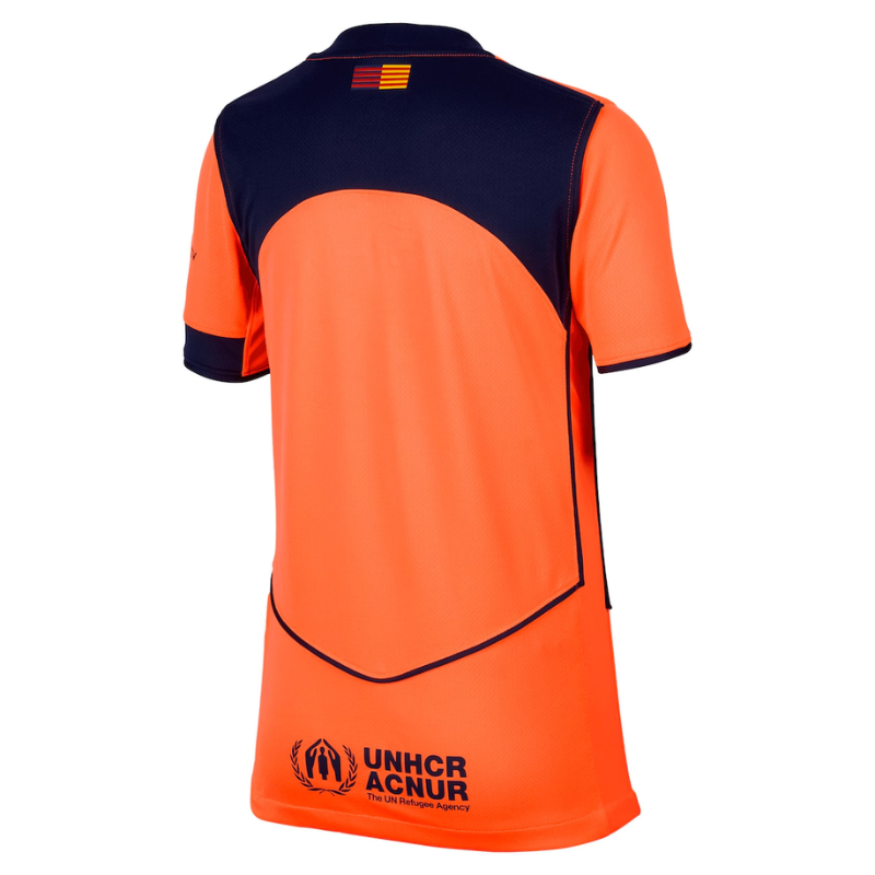 Barcelona Nike Youth 2025/26 Third Jersey - Orange Nike
