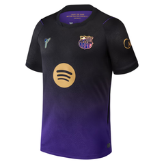 Barcelona Style Black & Purple Gradient Soccer Jersey (Raphinha)