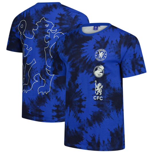 Chelsea Sport Design Sweden Relaxed Time Out Tie-Dye T-Shirt - Royal Jerseys Teams Leagues™
