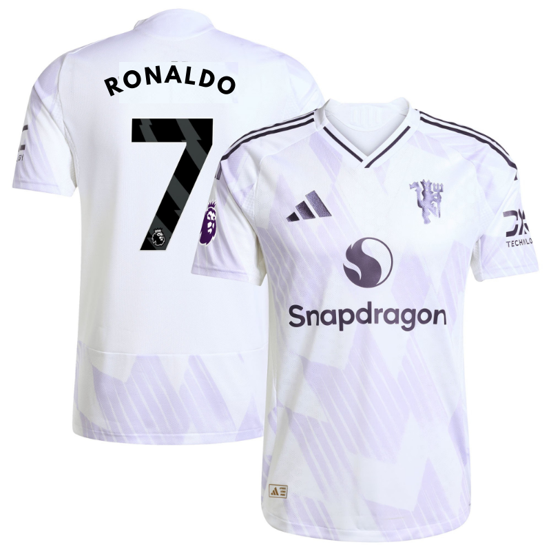Cristiano Ronaldo Manchester United adidas 2025/26 Away Player Jersey - White Adidas