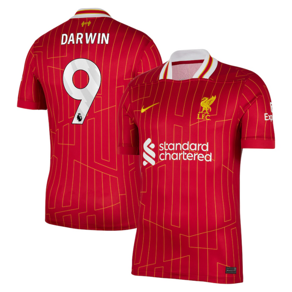 Darwin Núñez Liverpool Nike 2024/25 Home Player Jersey – Red