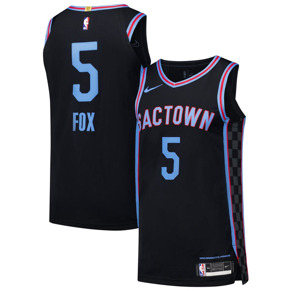 De'Aaron Fox Sacramento Kings Nike Authentic Player Jersey - City Edition - Black