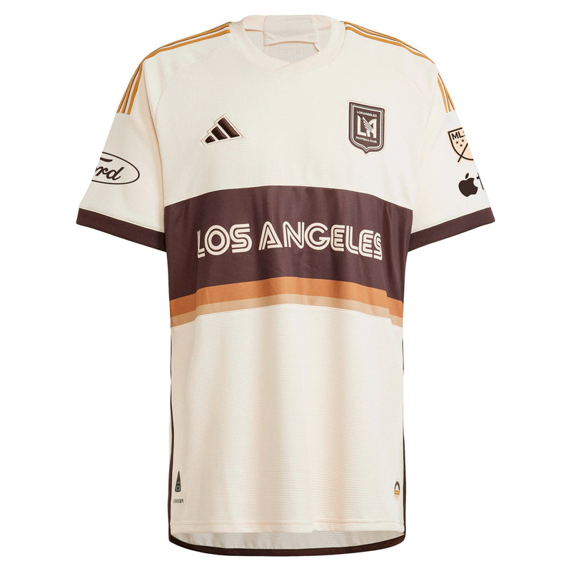 Denis Bouanga LAFC adidas 2024 Archive Authentic Jersey - Tan