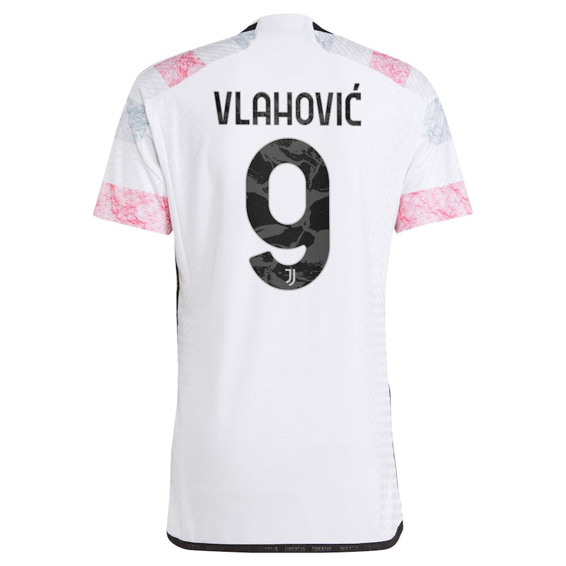 Dušan Vlahović Juventus adidas 2023/24 Away Authentic Jersey - White