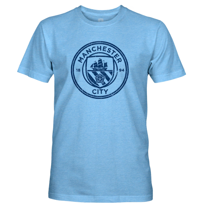 Erling Haaland Manchester City 1863FC Player Name & Number Twisted Tri-Blend Slub T-Shirt - Sky Blue Jerseys Teams Leagues™
