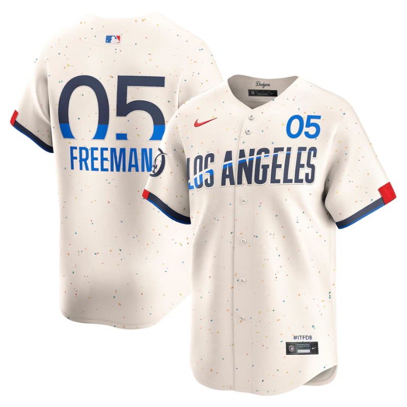 Freddie Freeman Los Angeles Dodgers Nike City Connect Limited Player Jersey - Cream Nike