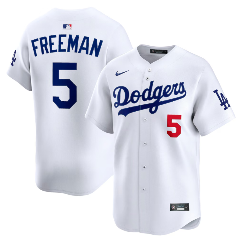 Freddie Freeman Los Angeles Dodgers Nike Home Limited Player Jersey - White Nike