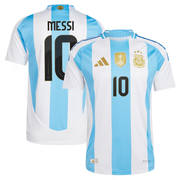 Lionel Messi Argentina National Team Adidas 2024 Home Authentic Player Jersey - White -Jersey Teams Leagues™