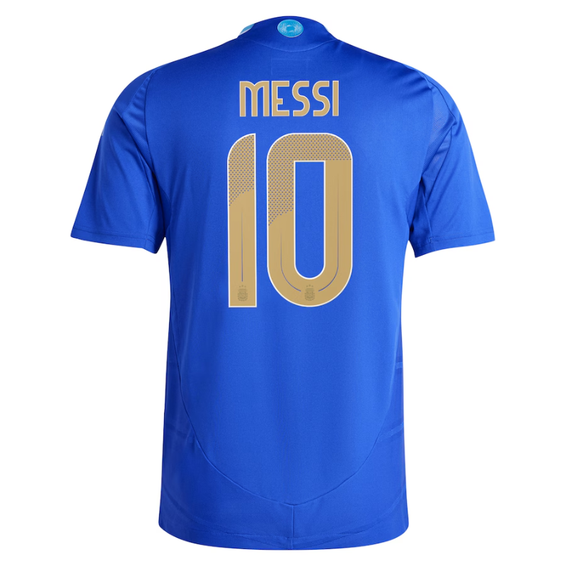 Lionel Messi Argentina National Team Adidas 2024 Away Authentic Player Jersey -Blue- Jersey Teams Leagues™