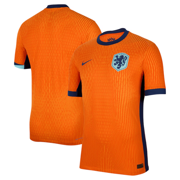 Netherlands National Team Nike 2024 Home Authentic Blank Jersey - Orange