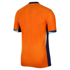 Netherlands National Team Nike 2024 Home Authentic Blank Jersey - Orange Nike