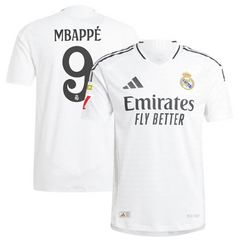 Kylian Mbappé Real Madrid Adidas 2024/25 Home Authentic Player Jersey - White Adidas